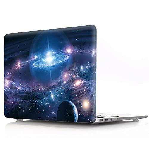 Allytech Macbook Air 11 Case, Galaxy Series Pattern Matte Hard Shell Plastic Cover Snap on Protective Case for Apple Mac Air 11.6" fits Model A1370 / A1465, Vortex star