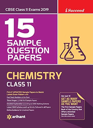 15 Sample Question Papers Chemistry Class 11th CBSE Paperback – 2018