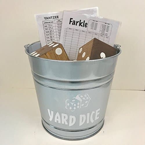 Walnut Stained Yard Dice Set