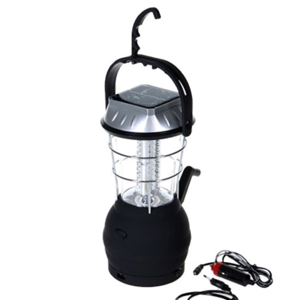 Solar lantern 5 mode hand crank dynamo rechargeable camping lantern led emergency light ultra bright car charge camping gear for hiking emergency -A