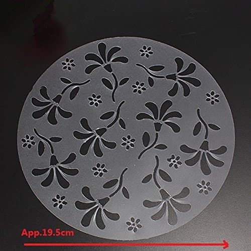 UsaN 4 Pcs Round Pattern Cake Cookie Cutter Paste Fondant Sugarcraft Decorating Tools Mold DIY Chocolate Cream Sugar