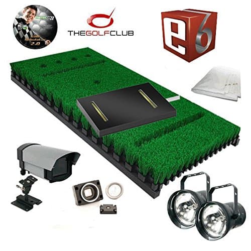 PROTEE Base Pack Two Golf Simulator with Putting Sensor TGC and TruGolf E6 software package