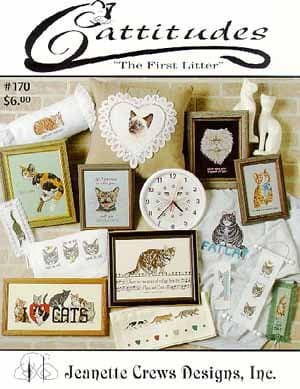 Cattitudes - First Litter - Cross Stitch Pattern