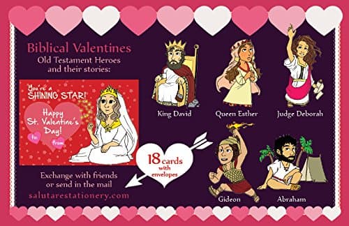 Biblical Heroes Valentines