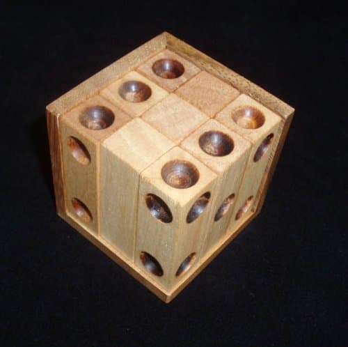 Dice Cube Logs Woob Brain Teaser Puzzle