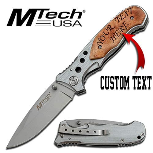 Personalized Mtech Tactical Folding Knife, Different Custom Names Knife, Father's Day Gift, Engraved With Your Personalizations, Design Your Own