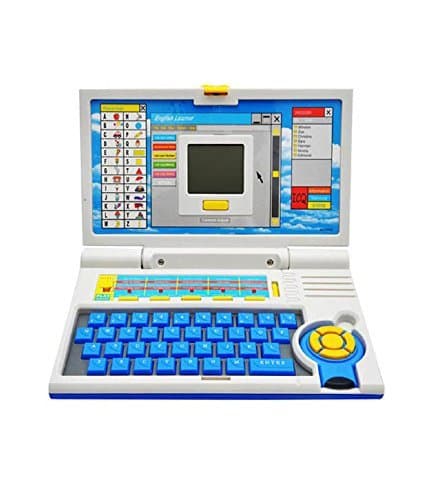 Kids Bazaar Educational Computer ABC and 123 Learning Kids Laptop with LED Display and Music