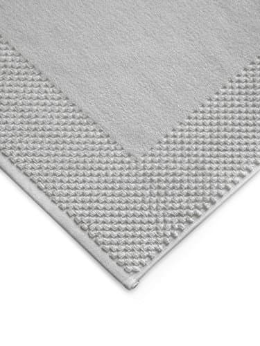 Chortex Honeycomb Bath Mat, Silver,