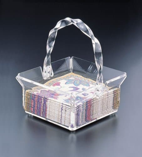 Napkin Holder Basket w/ Twisted Handle