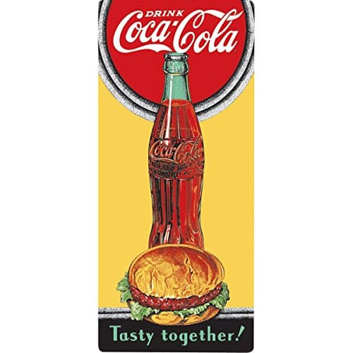 Coca-Cola Hambuger Tin Fridge Magnet