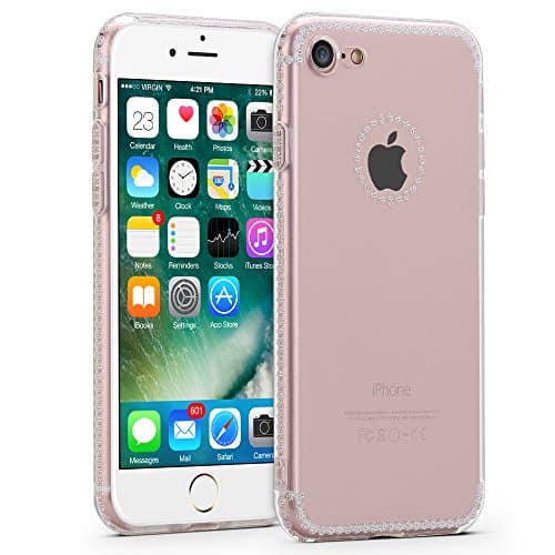 Iphone 7 Case, Patekfly Apple iPhone 7 (4.7 inch) Case Crystal Clear Bumper Cover Shock-Absorption Bumper and Anti-Scratch Clear Back