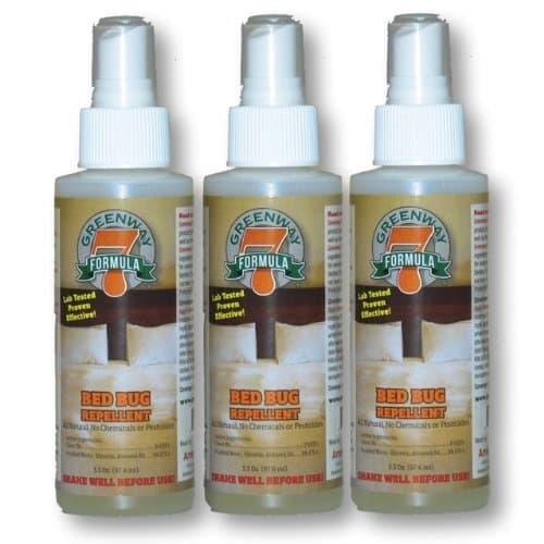 All Natural Greenway Formula 7 Bed Bug Solution Package of Three 3.3 Oz