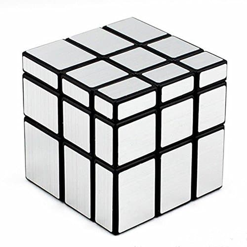 iTrustech Mirror Speed Cube Puzzle 3x3x3 Silver Mirror Magic Cube,Square Mirror Surface Speed Magic Cube 3X3 Puzzle for Children &amp; Adults Silver