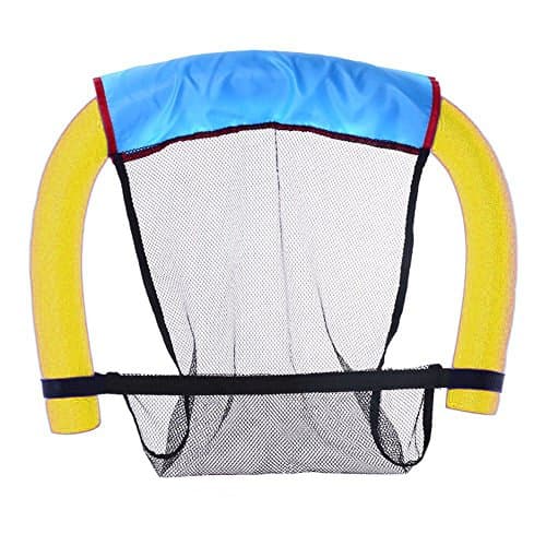 BestWare Floating Pool Chair Pool Float U-Seat Pool Inflatable Pool Floats And Loungers Swimming Pool Seat Yellow