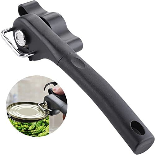 REFAGO Smooth Edge Can Opener Sharp Easy Turn Design with Good Soft Grips Handle.