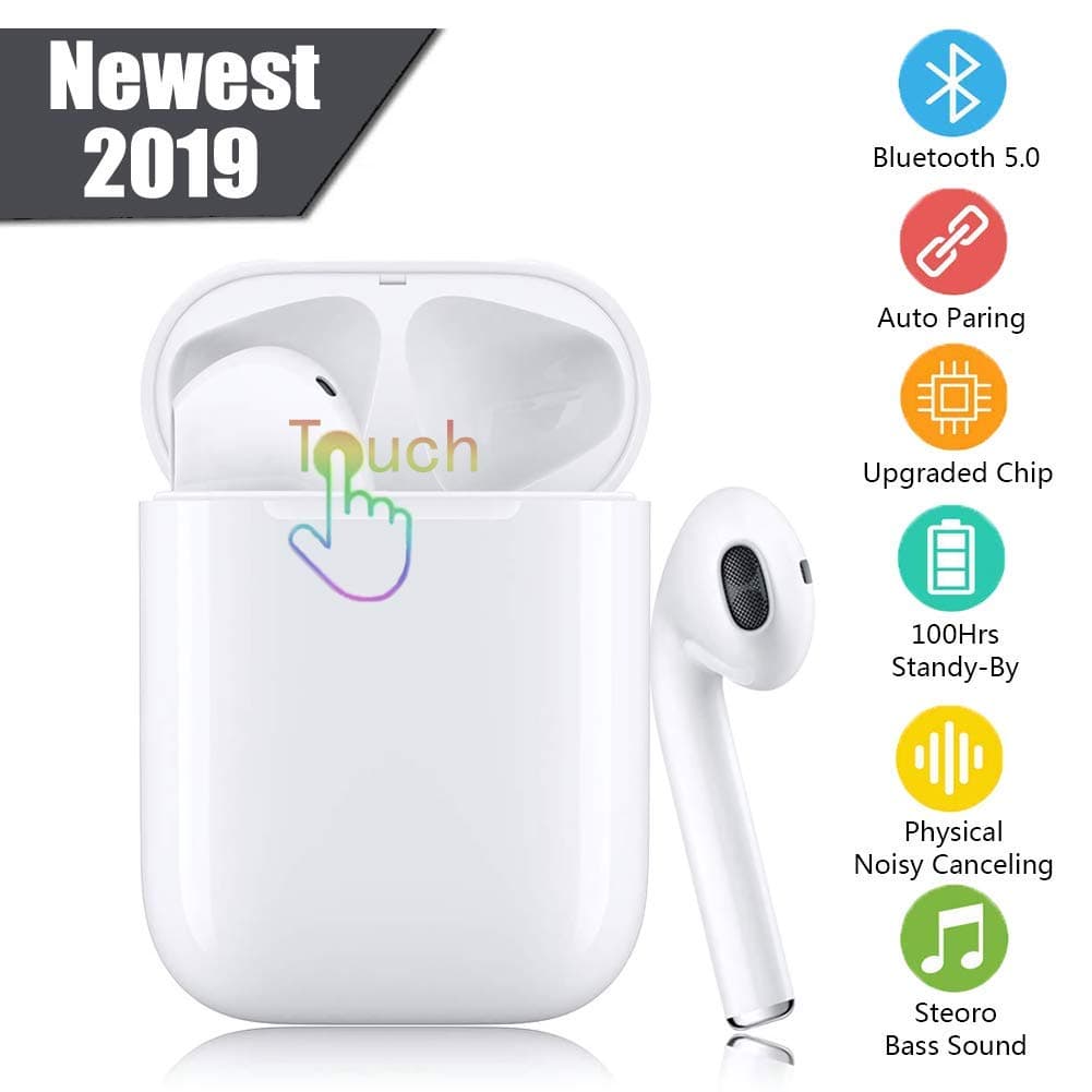 Wireless Earbuds Bluetooth 5.0 Headset Bluetooth Headset TWS Stereo, I11tws with Touch, pop-up Function, for Apple, airpods pro Apple Wireless Headset and Android Sports Headphones
