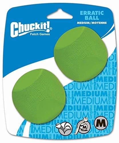 Chuckit! Medium Erratic Ball 2.5-Inch, by Canine Hardware