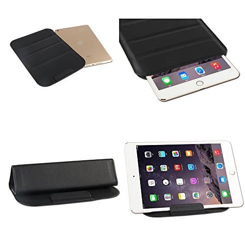 Stand Able Universal Sleeves with Fortune Tech Fold-Stand function Protective fit for Device Screen Size: 7 in, 8 in, 9.7 in, 10.1 in’s Dell, HP, Ipad, Etc, All Brand Tablets, Notes - 10.1 in Black