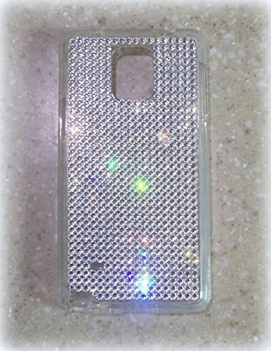 Samsung S5, S6, S7 , S7 Edge, Note 4, Note 5 - clear cell phone case made with Swarovski Crystals