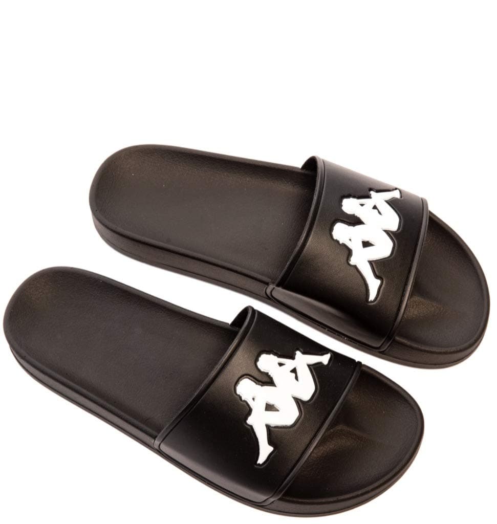 Authentic Adam Slides Black Brown