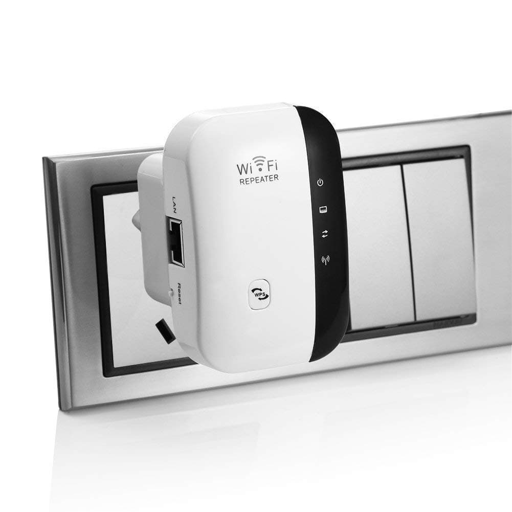 WiFi Repeater/Mini WiFi/US Plug/WiFi Range Extender Wireless Access Point / 2.4GHz High Speed Network Ap/Repeater Modes, with Ethernet Port WiFi Signal Internet Booster Compatible with Alexa