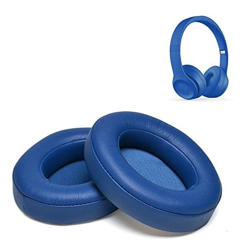Beats Studio 2.0 Memory Foam Replacement Earpads ear pad Ear Cushions Studio 3.0 Wired/Wireless Bluetooth Headset Over-Ear Headphones,1 Pair (Blue)