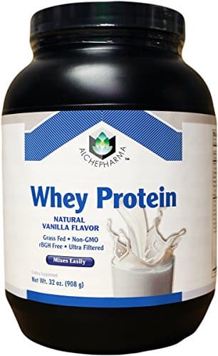 AlchePharma Grass-Fed Whey Concentrate - Unflavored (12, Unflavored)