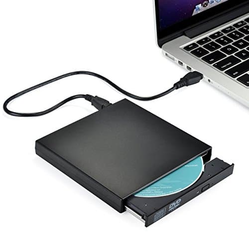 External USB 2.0 CD RW DVD Player Combo CD Writer Reader Drive CD/DVD Copier for Netbook Laptop,Macbook, Air Mac, Webook Plug and Play