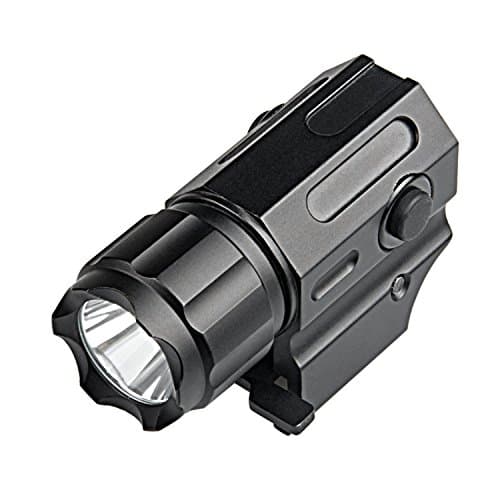 Sinvitron G03 CREE LED Tactical Gun Flashlight 2-Mode 210LM Pistol Handgun Torch Light for Hiking,Camping,Hunting and Other Indoor/Outdoor Activitieswith Tactical Switch - Silent Button Function