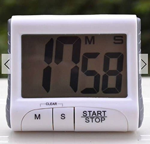 White, LCD Digital Magnetic Kitchen Cooking Timer Count Down Up Clock Loud Alarm by SiamsShop