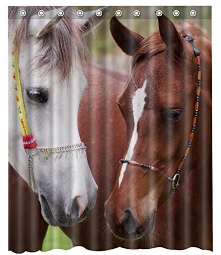 3d Horse Shower Curtain