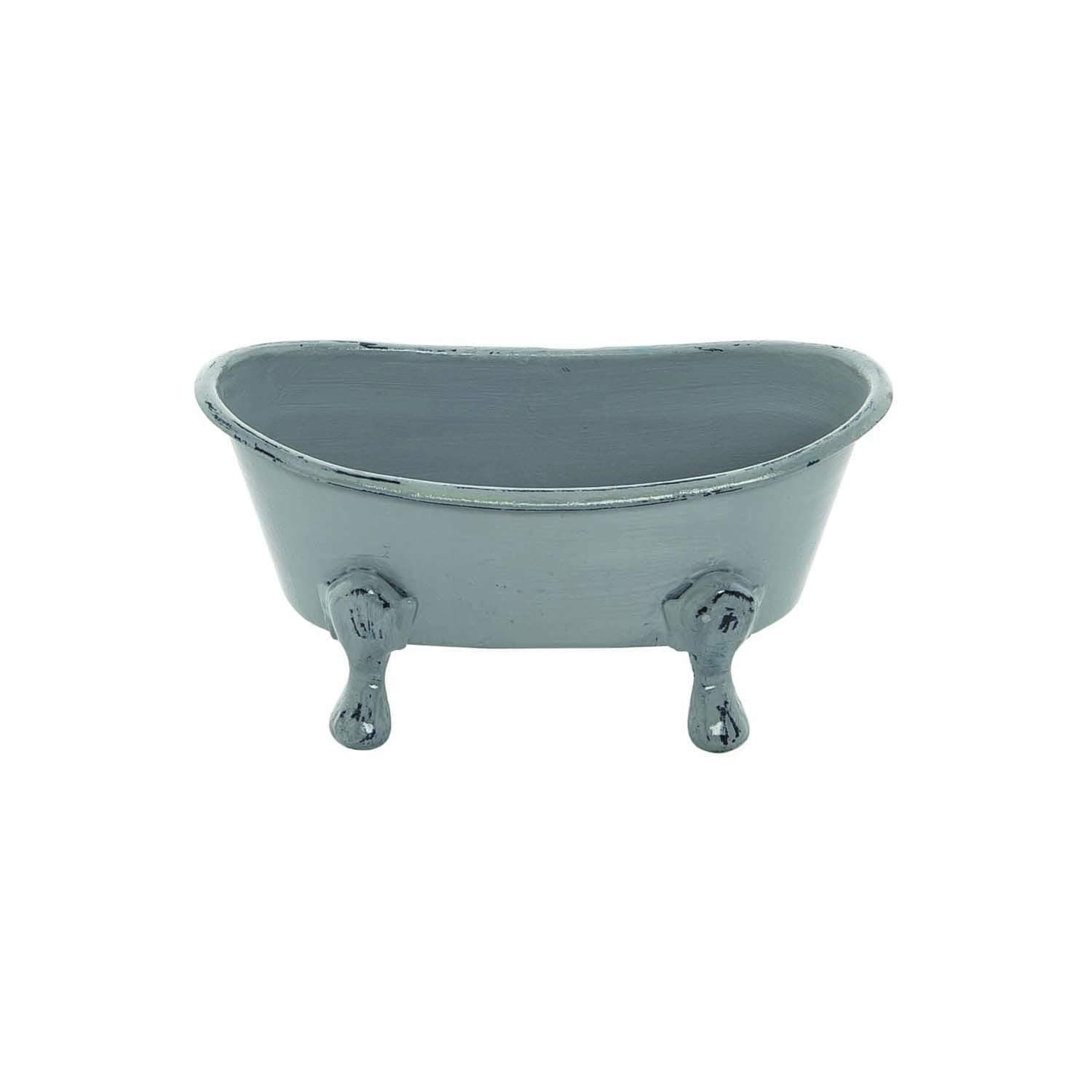 Mini Gray Bathtub Soap Dish
