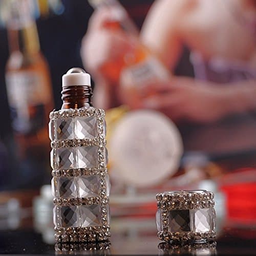 Portable mini refillable perfume bottle-Glass balls perfume atomizer,5Ml for woMen'S fragrances & Men'S colognes for travel parties business trip-J