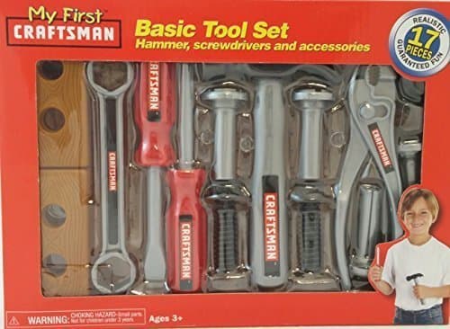 My First Craftsman Basic Tool Set 17 Pieces by My First Craftsman