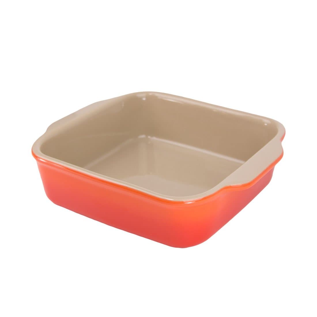 American Bakeware 7” x 7” Square Casserole Baker - Non Stick Ceramic - Heat Resistant to 400 °F - No Metals or other Harmful Materials - Safe for Oven, Microwave, Dishwasher - Made in the USA