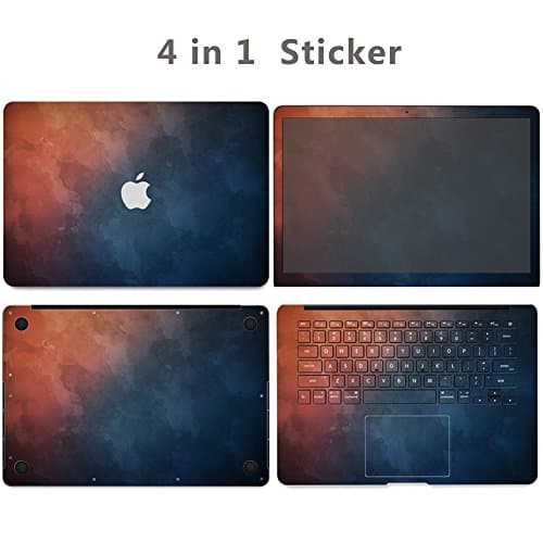 MacBook pro 13 2016 2017 Touch Bar 4 in 1 Dustproof Protector Fashion Art Designer Pattern image Cover sticker Skin (A1706)
