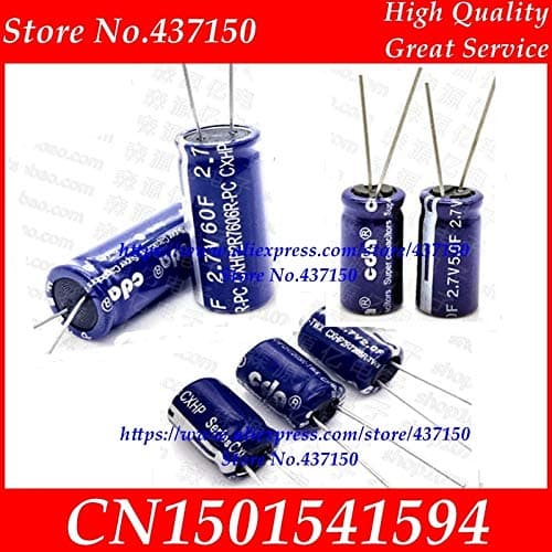 Jammas super capacitor farad capacitor 2.7V 1F 2F 3.3F 4F 4.7F 5F 6F 7F 8F 10F 15F 20F 25F 30F - (Capacitance: 4PCS 2.7V 3.3F)