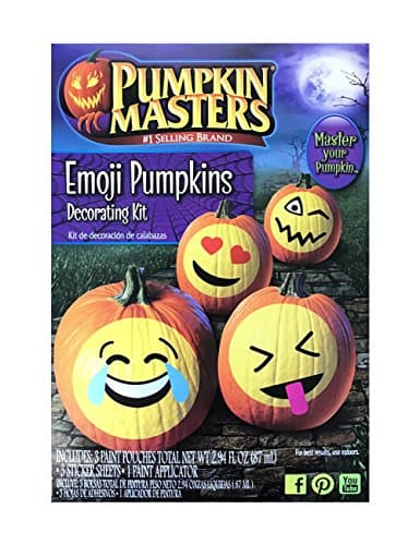 Pumpkin Masters Emoji Pumpkins Decorating Kit
