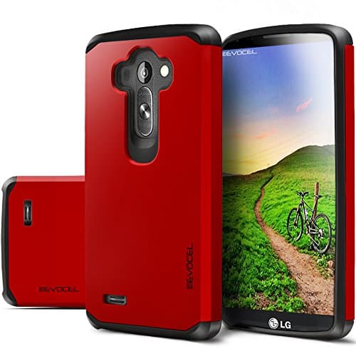 Evocel® LG G4 Case - Dual Layer Armor Protector Case For LG G4 - Evocel® Retail Packaging, Fire Engine Red