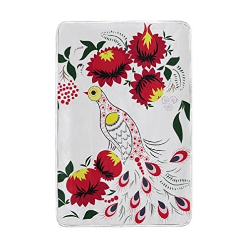 Chen Miranda Firebird Blanket Super Soft Lightweight Warm Blanket Microfiber Season Blanket 60x90 inches for Bed Sofa Couch Office Home Decor