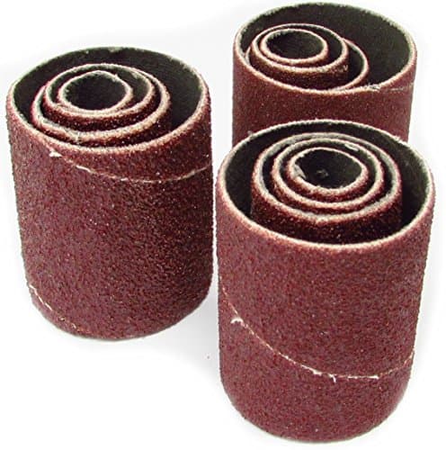 LINE10 Tools 12 Pack Spindle Sanding Sleeves, 2 Inch Long, 60, 80 and 120 Grit