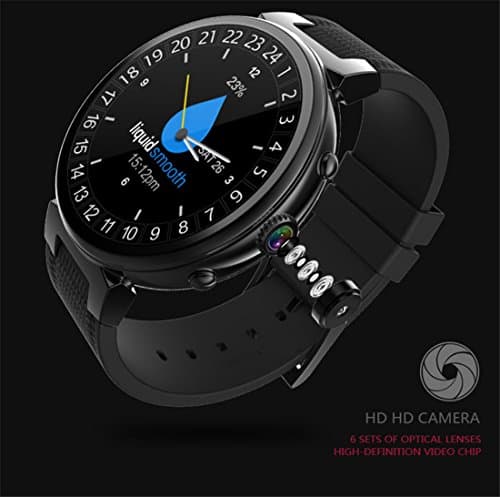 I6 Smart Watch Android 5.1 OS MTK6580 Quad Core 1.3GHz 2GB 16GB Smartwatch Support Google Play Store Map 3G GPS Wifi