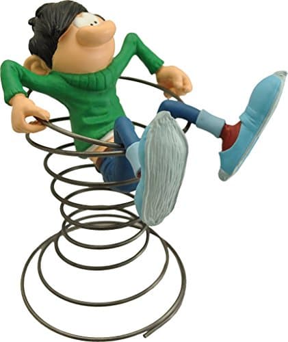 Gaston on metal spring