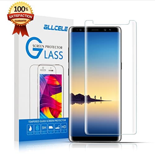 ALLCELE x239 Galaxy Note 8 Glass Screen Protector Note8 Tempered Glass Case Friendly 3D Curved Full Coverage [Easy To Install] Anti- Scratch Anti-Fingerprint Film for Samsung Galaxy Note 8 Transparent
