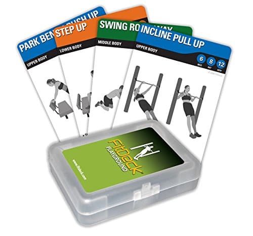 Fitdeck Exercise Playing Cards for Guided Workouts, Playground