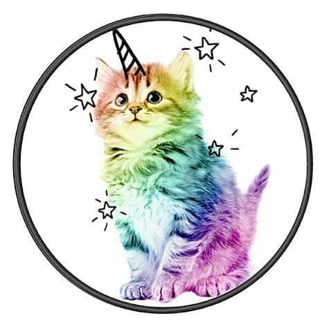 Pop Out Phone Grip and Stand, Socket Mobile Holder for your Phone &amp; Tablet - [Unicorn Cat]