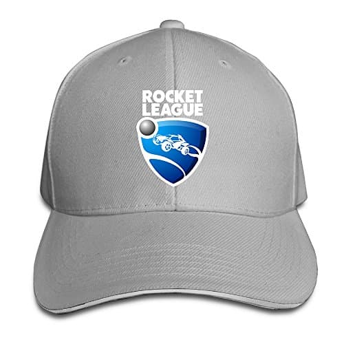 KEV Rocket League Logo Baseball Caps Ash
