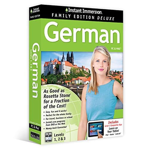 Learn German: Instant Immersion Family Edition Language Software Set - 2016 Edition