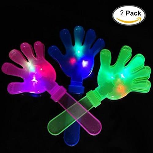 LED Flash Light Hand Clappers Clap flash clap light-up Hand Clappers Noisemaker Cheerleading 2pcs