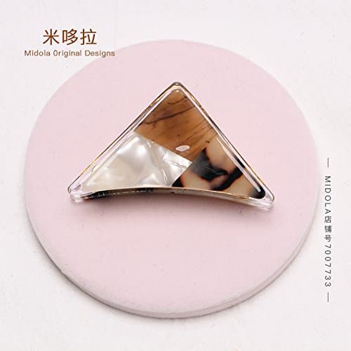 Japanese rice duo pulled splicing No acetate gripper clamp half double stitching lady elegant simple hair accessories